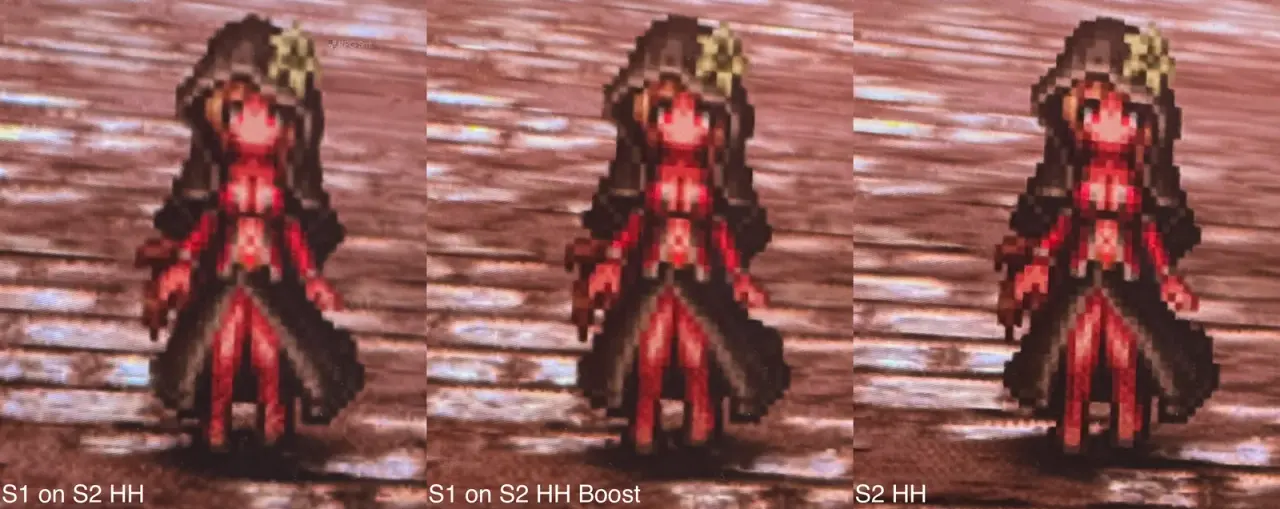 Original Switch software on Switch 2, handheld boost, and native Switch 2 image crops