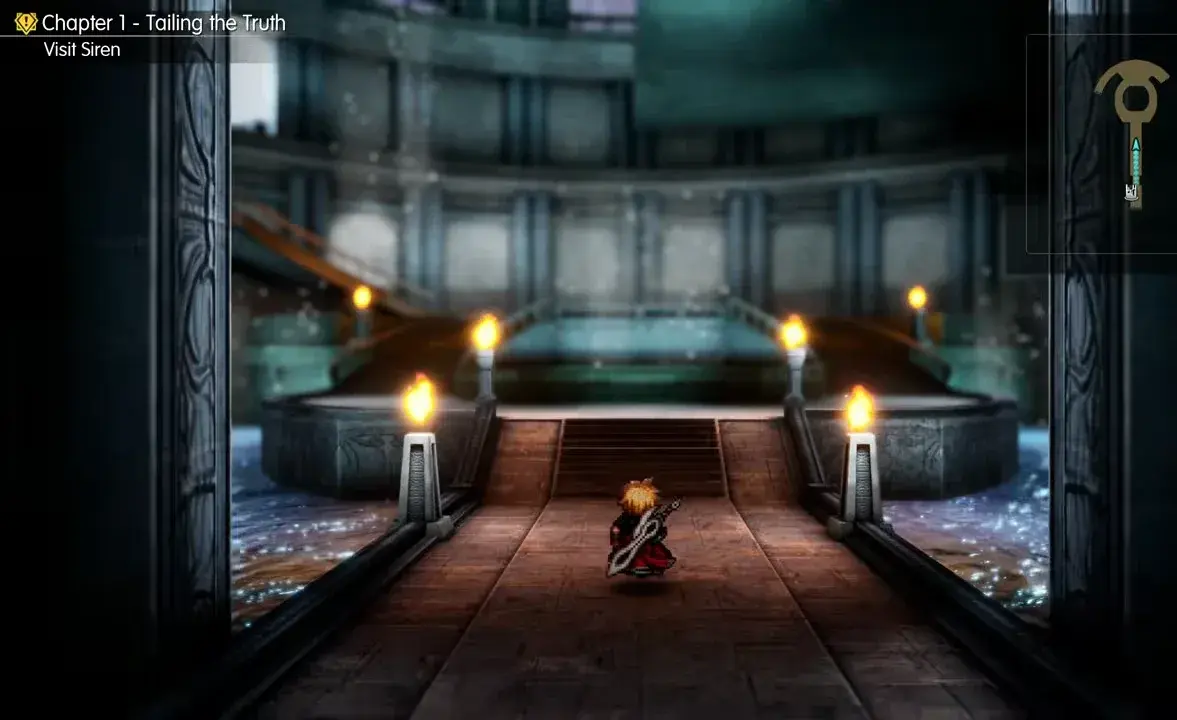 The Visit Siren objective inside Siren’s Tower