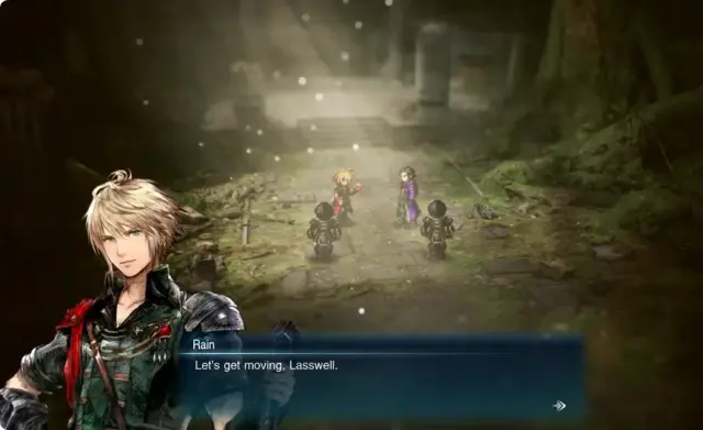 Rain and Lasswell on the path into the Earth Shrine
